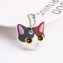 Load image into Gallery viewer, Cute Cartoon Keychain Silicone Stitch Protective Key Case Cover for Key Control Dust Cap Holder Gift Women Key Chain