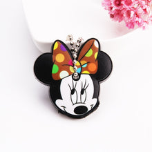 Load image into Gallery viewer, Cute Cartoon Keychain Silicone Stitch Protective Key Case Cover for Key Control Dust Cap Holder Gift Women Key Chain